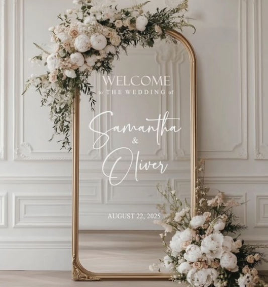 Wedding Entryway Mirror