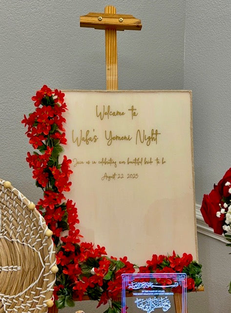 Henna Night Acrylic Display