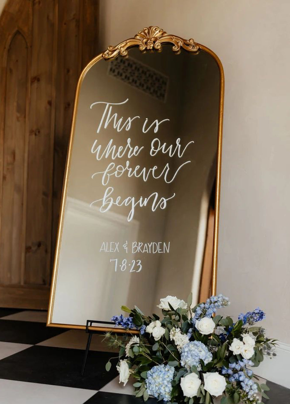 Wedding Entryway Mirror